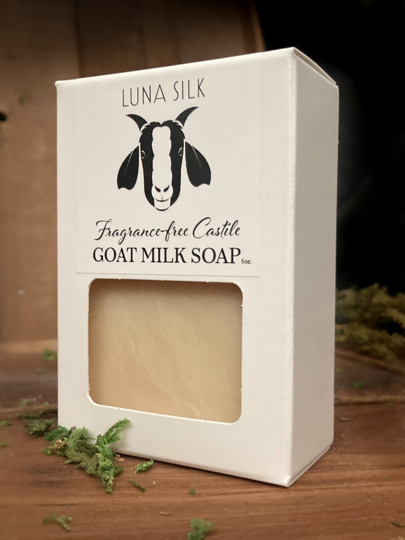 Fragrance- Free Castile Goat Milk Soap